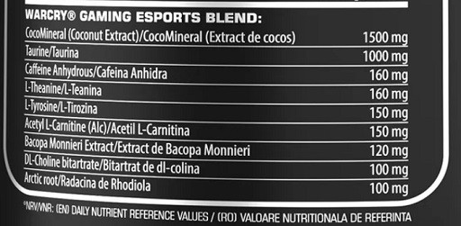 Genius Nutrition Warcry Gaming 240g Diablo's Blood | ROUGHBULL FITNESS