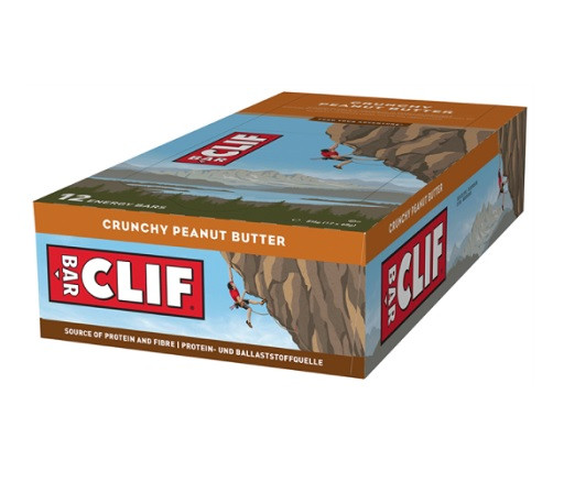 CLIF Clif Bar 12 x 68g Crunchy Peanut Butter 24.01.22 | ROUGHBULL FITNESS