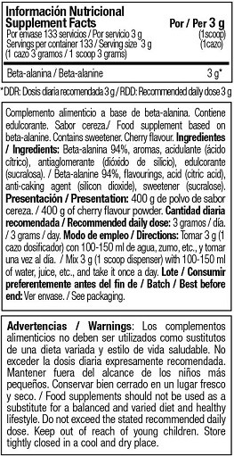 Zoomad One Raw Beta Alanin 400g Unflavoured | ROUGHBULL FITNESS