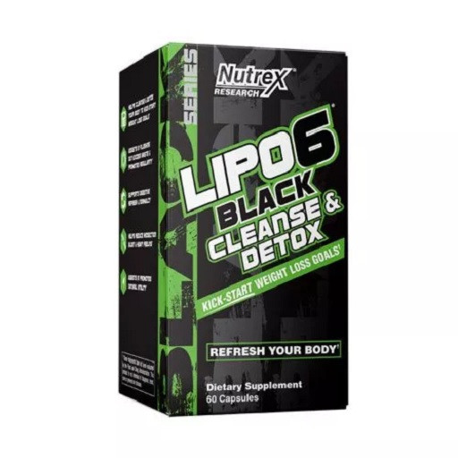 Nutrex Lipo 6 Black CLEANSE & DETOX 60 Kapseln | ROUGHBULL FITNESS