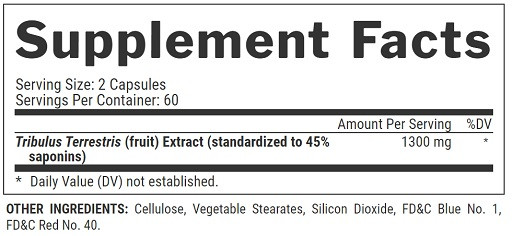 Nutrex TRIBULUS Black 1300 120 Kapseln | ROUGHBULL FITNESS