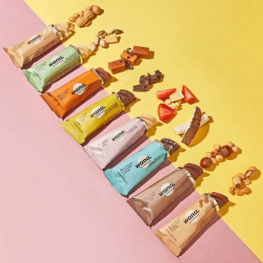 WaNa Protein-Riegel 12x43g Vollmilchschokolade mit Haselnuss-Schoko-Creme / Gianduia  | ROUGHBULL FITNESS