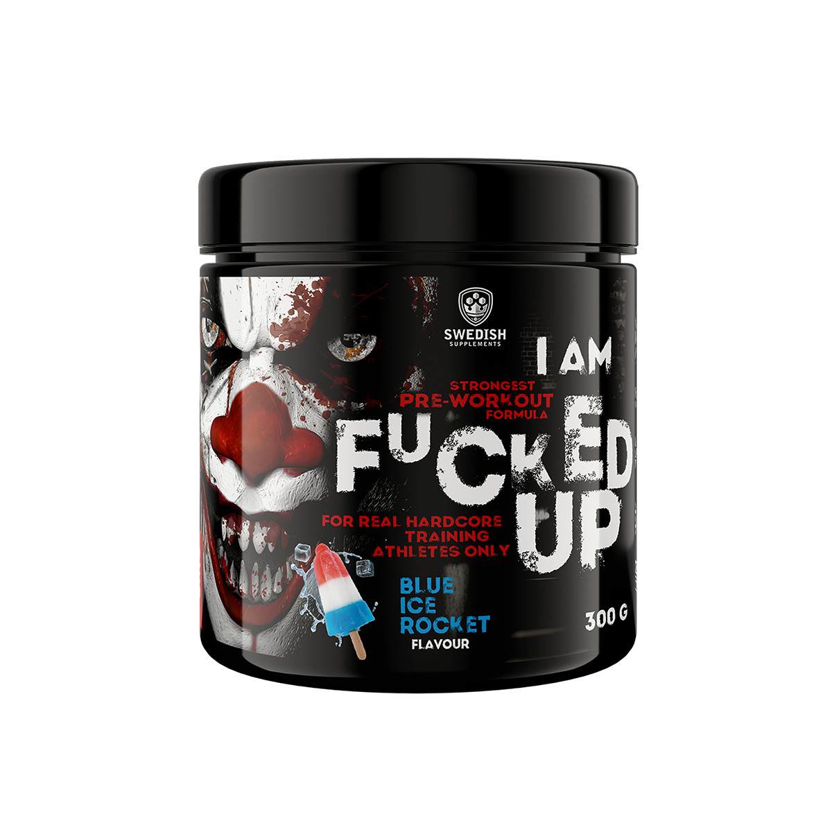 Swedish Supplements Fucked Up Joker 300g Strawberry | ROUGHBULL FITNESS