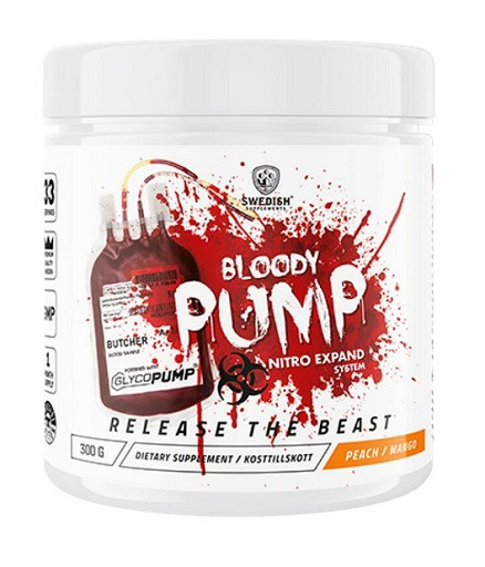 Swedish Supplements Bloody Pump 300g Pineapple Passion | ROUGHBULL FITNESS