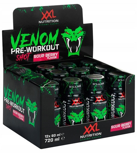 XXL Nutrition Venom Shot 12x60ml Saure Beere | ROUGHBULL FITNESS