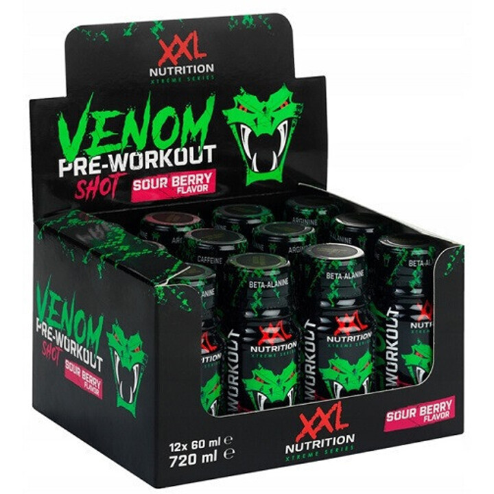 XXL Nutrition Venom Shot 12x60ml | ROUGHBULL FITNESS