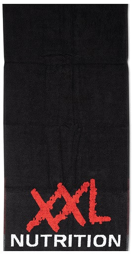 XXL Nutrition Handtuch 95 x 50cm Schwarz | ROUGHBULL FITNESS