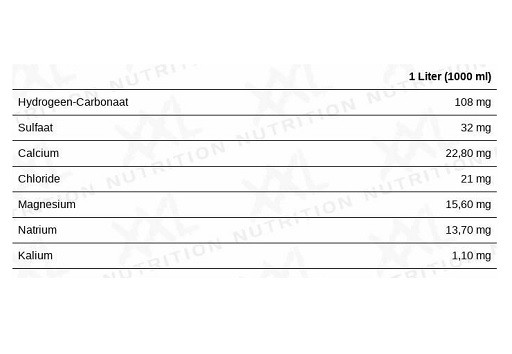 XXL Nutrition Mineralwasser 600ml 6 Pack | ROUGHBULL FITNESS