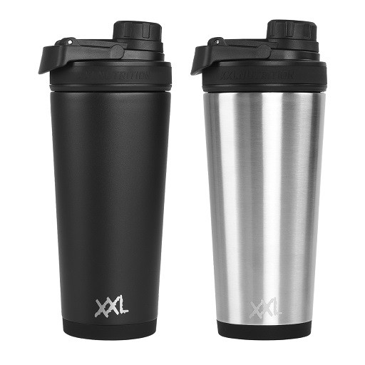XXL Nutrition Thermo Shaker V2 800ml Silber | ROUGHBULL FITNESS