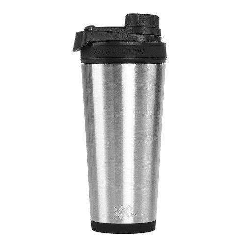 XXL Nutrition Thermo Shaker V2 800ml Silber | ROUGHBULL FITNESS