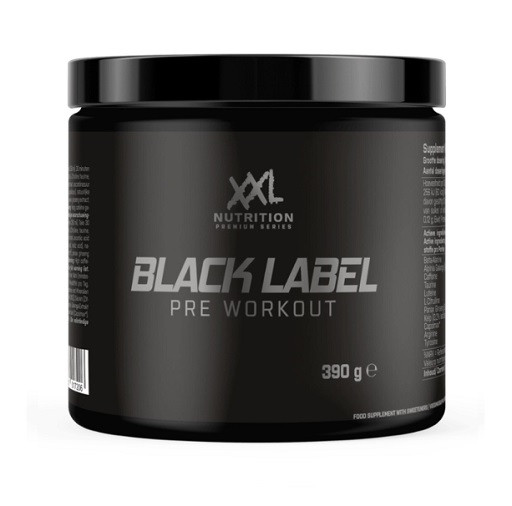 XXL Nutrition Black Label Pre Workout 390g Rote Früchte | ROUGHBULL FITNESS