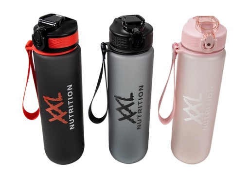 XXL Nutrition Hydrate Bottle 1000ml Schwarz | ROUGHBULL FITNESS