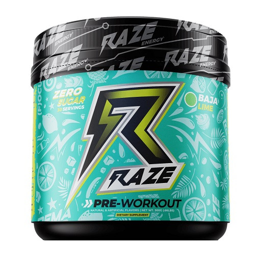 RAZE Energy - Raze Pre Workout 30 Srv. Rainbow | ROUGHBULL FITNESS
