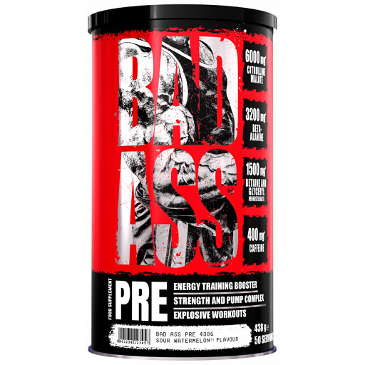 BAD ASS Pre - 438g Mango-Lemon | ROUGHBULL FITNESS