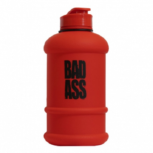 BAD ASS Water Jug 1,3L red/black | ROUGHBULL FITNESS