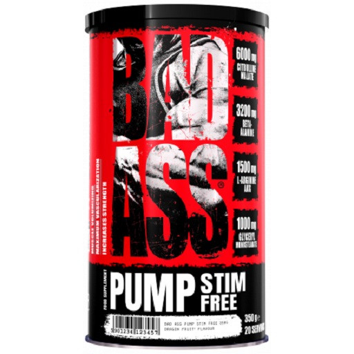 BAD ASS Pump Stim Free 350g Exotic | ROUGHBULL FITNESS