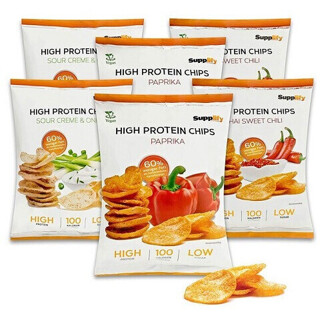 Supplify High Protein Chips 6 x 50g | ROUGHBULL FITNESS