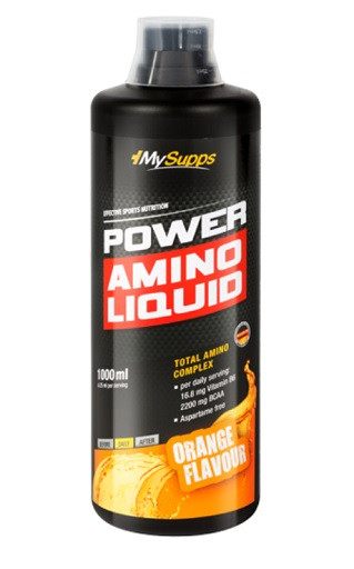 MySupps Power Amino Liquid 1000ml Cherry | ROUGHBULL FITNESS