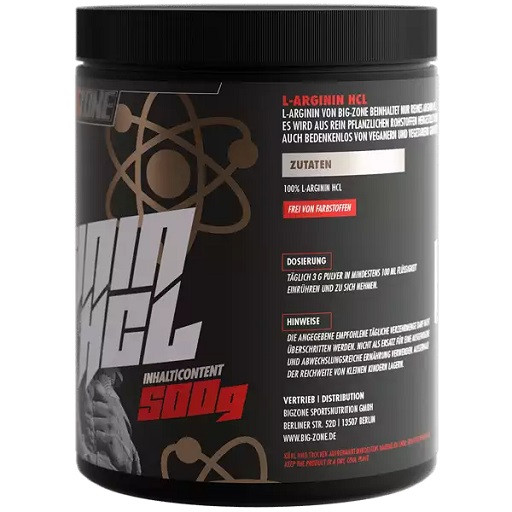 Big Zone Arginine HCl 500g | ROUGHBULL FITNESS
