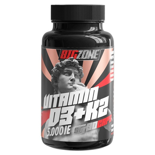 Big Zone Vitamin D3 + K2 90 Kapseln | ROUGHBULL FITNESS
