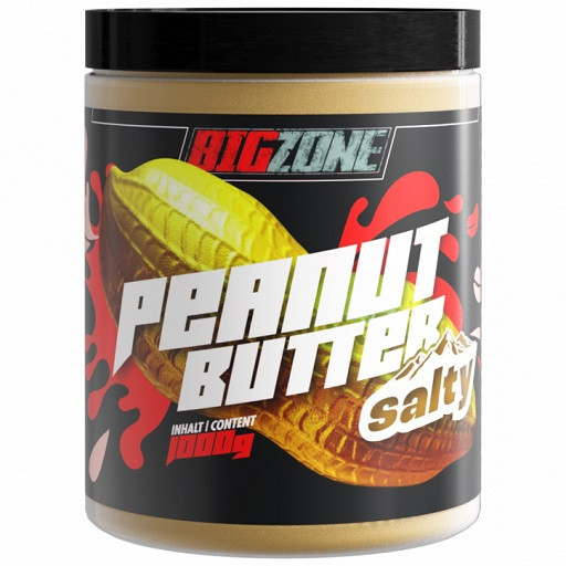 Big Zone Peanut Butter 1000g Salty | ROUGHBULL FITNESS