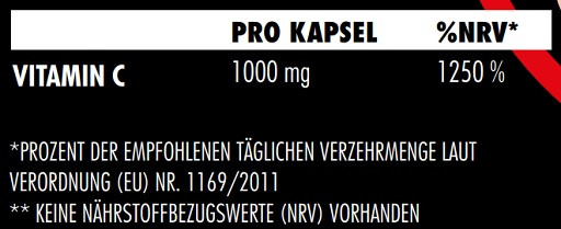 Big Zone Vitamin C 120 Kapseln | ROUGHBULL FITNESS