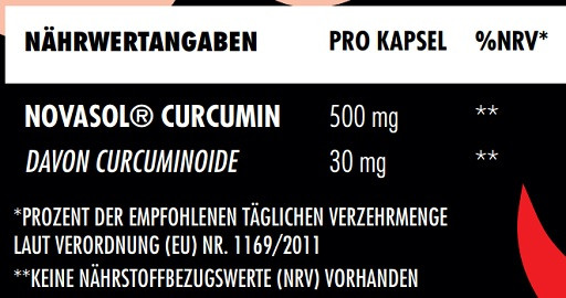 Big Zone NovaSol® Curcumin 90 Liquid Kapseln | ROUGHBULL FITNESS