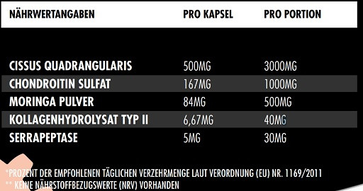 Big Zone Joint Protect 180 Kapseln INAKTIV | ROUGHBULL FITNESS