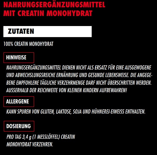 Big Zone Creatin 500g | ROUGHBULL FITNESS