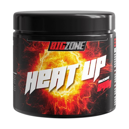 Big Zone Heat Up 240g Dose Eistee Zitrone | ROUGHBULL FITNESS
