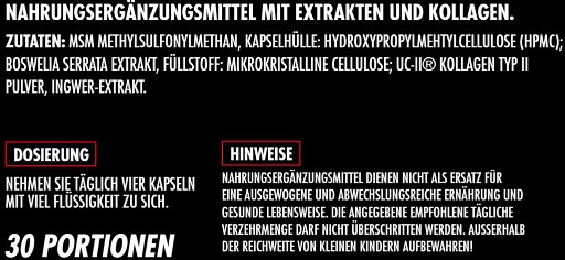 Big Zone Joint Protect 2.0 120 Kapseln | ROUGHBULL FITNESS