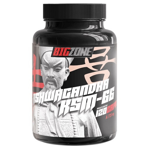 Big Zone Ashwagandha KSM-66 120 Kapseln | ROUGHBULL FITNESS