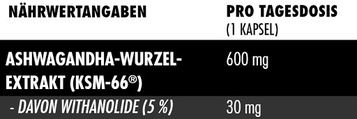 Big Zone Ashwagandha KSM-66 120 Kapseln | ROUGHBULL FITNESS