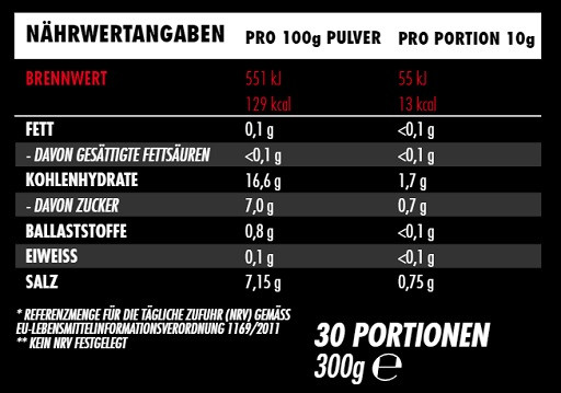 Big Zone Vasolyte Erdbeer Rhabarber 300g | ROUGHBULL FITNESS
