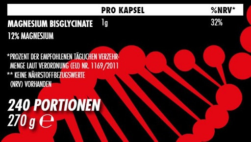 Big Zone Magnesium Bisglycinat 240 Kapseln | ROUGHBULL FITNESS