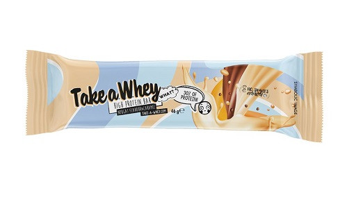 Take-a-Whey High protein Bar - 24x46g Peanut & Caramel | ROUGHBULL FITNESS