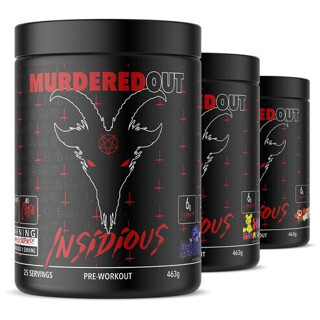 Murdered Out Insidious Preworkout 463g | ROUGHBULL FITNESS