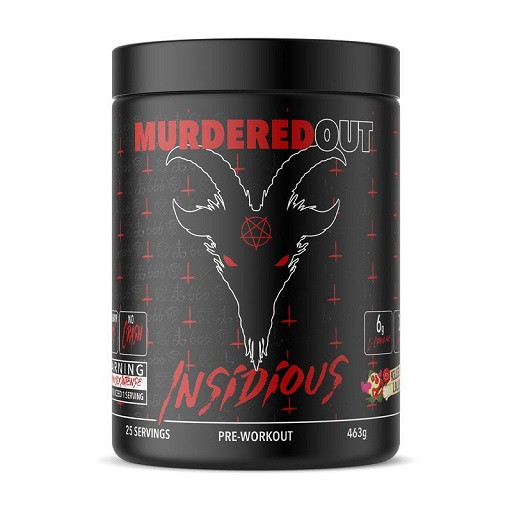 Murdered Out Insidious Preworkout 463g Killer Lollipop | ROUGHBULL FITNESS