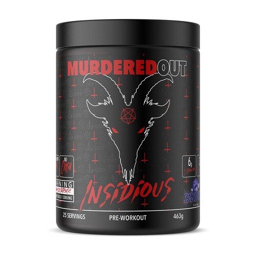 Murdered Out Insidious Preworkout 463g Zomberry | ROUGHBULL FITNESS