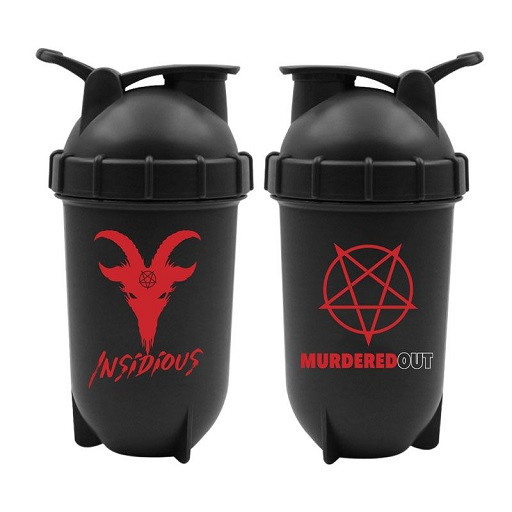 Murdered Out Insidious Shaker 500ml | ROUGHBULL FITNESS