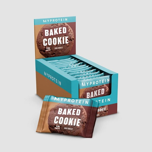 MyProtein Baked Protein Cookie 12x75g Double Chocolate | ROUGHBULL FITNESS
