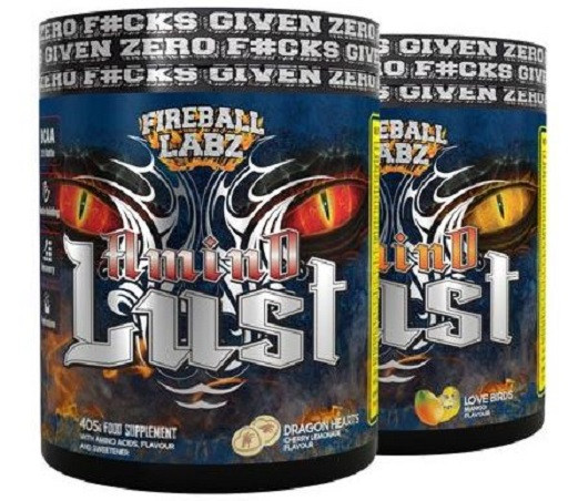 Fireball Labz Amino Lust 405g Dragon Hearts (Cherry Lemonade) | ROUGHBULL FITNESS