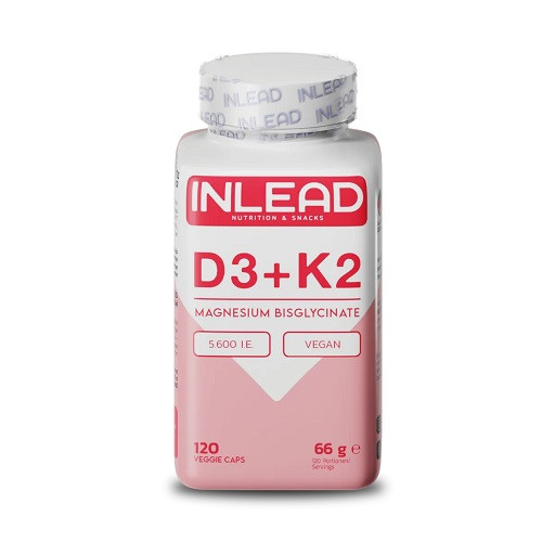 INLEAD Vitamin D3 + K2 + Magnesium 120 Kapseln | ROUGHBULL FITNESS