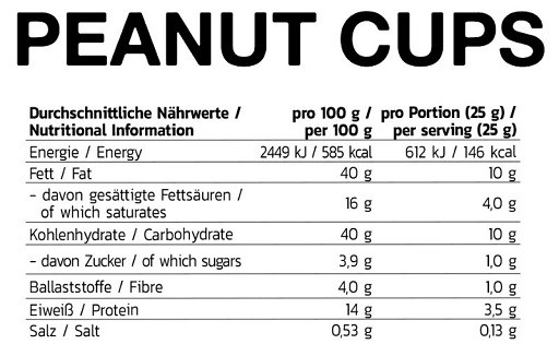 INLEAD Peanut Cups - Karton 15 x 50g INAKTIV | ROUGHBULL FITNESS