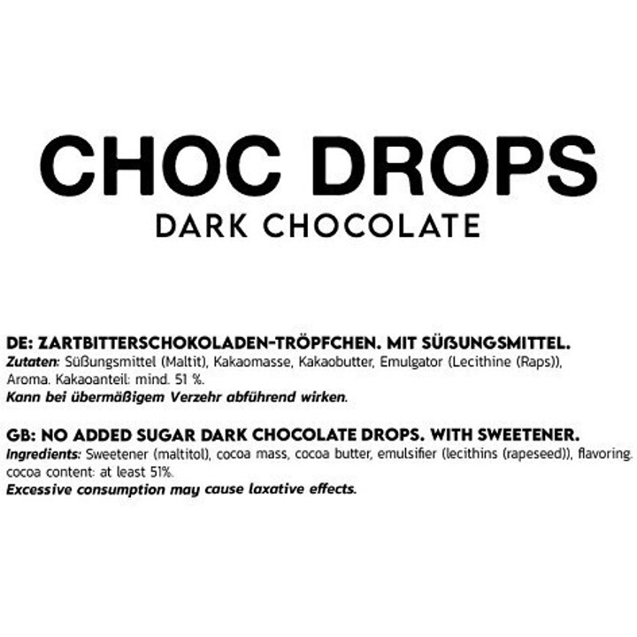 INLEAD Choc Drops 150g