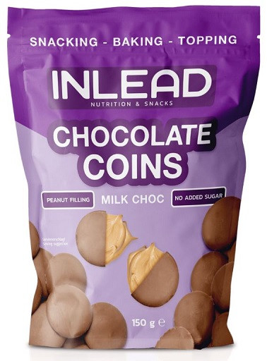 INLEAD Chocolate Coins 150g White Choc | ROUGHBULL FITNESS