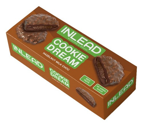 INLEAD Cookie Dream Hazelnut 128g Milk Choc | ROUGHBULL FITNESS