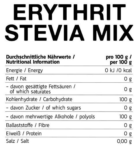 INLEAD Erythrit Stevia Mix 1000g | ROUGHBULL FITNESS