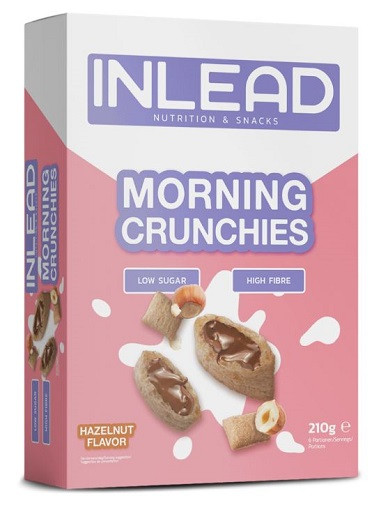 INLEAD Morning Crunchies 210g Hazelnut Flavor | ROUGHBULL FITNESS