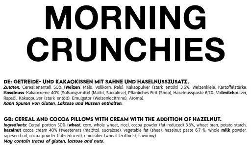 INLEAD Morning Crunchies 210g Hazelnut Flavor | ROUGHBULL FITNESS